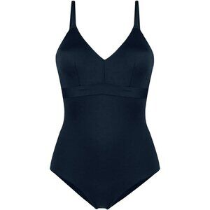 Spanx Classic One Piece Swimsuit Sunkissed Navy 50129R $178 3X Plus NWT